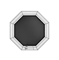 Ruie 8 Panel Foldable Metal Dog Playpen 24 in Tall with Oxford Bottom Mat
