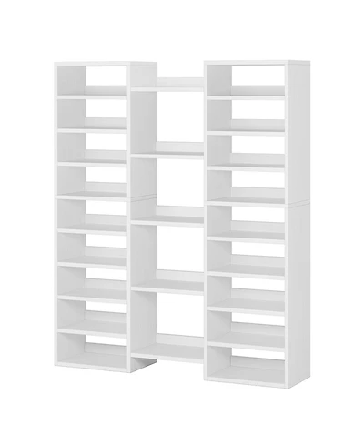 Slickblue Freestanding 14 Tier Shoe Organizer for Large Shoe Collection