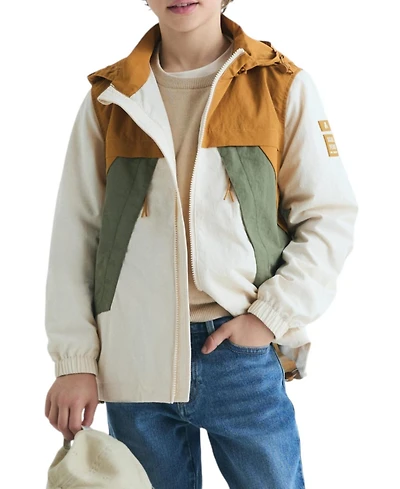 Scalpers Women's Color Block Technical Coat with Hood