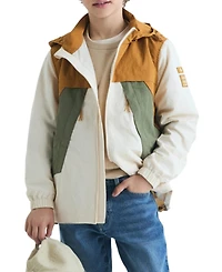 Scalpers Women's Color Block Technical Coat with Hood