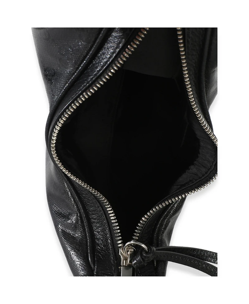 Pre-Owned Gucci Black Gg Crystal Coated Canvas Small Attache Crossbody Bag