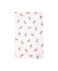 Hudson Baby Girl Cotton Poly Flannel Burp Cloths, One Size