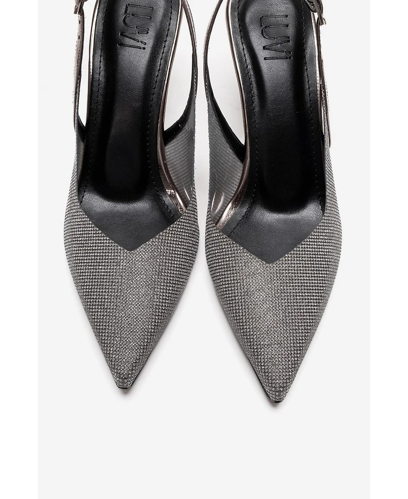 Prologue Shoes Dorata Embellished Stiletto Pump