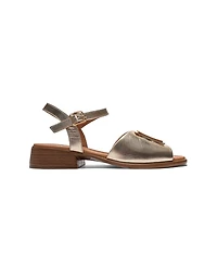 Forever & Always Shoes Women's Svelte Leather Buckle Sandal