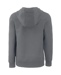 Cutter & Buck Men's Gray New York Yankees Roam Eco Half-Zip Pullover Hoodie