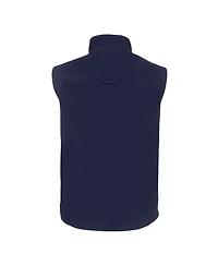 Cutter & Buck Men's Navy New York Yankees Big & Tall Charter Eco Full-Zip Vest