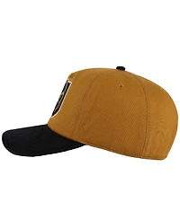 American Needle Men's Tan/Black Vegas Golden Knights Burnett Adjustable Hat