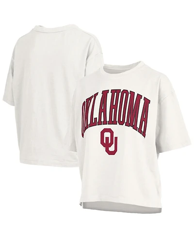 Pressbox Women's White Oklahoma Sooners Nelson T-Shirt