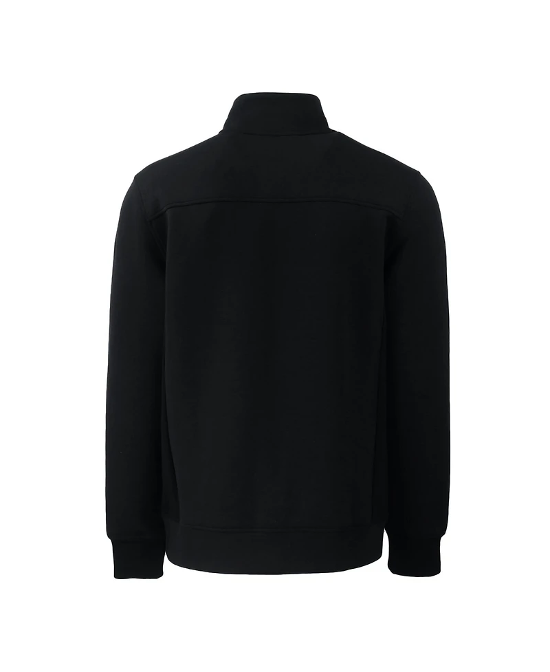 Cutter & Buck Men's Black Los Angeles Dodgers Roam Eco Tri-Blend Full-Zip Jacket