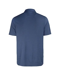 Cutter & Buck Men's Navy New York Yankees Forge Eco Fine Line Stripe Polo Shirt