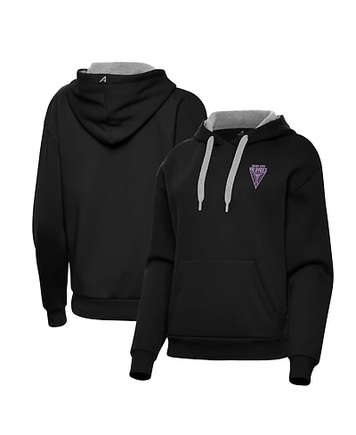 Antigua Women's Black Golden State Valkyries Victory Pullover Hoodie