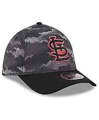 New Era Men's Black St. Louis Cardinals Camo 39THIRTY A-Frame Flex Hat