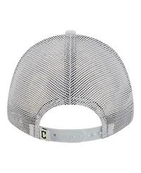 New Era Men's White Cleveland Guardians Flag 9FORTY Trucker Adjustable Hat