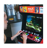 Unico Mvsx Home Arcade Bartop Console and Base with 50 Snk Classic Games Including King of Fighters, Metal Slug, Samurai Showdown and More