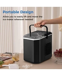 sumyeg Countertop Ice Maker with Self Cleaning Function for Home Office