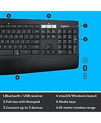 Logitech MK850 Performance Wireless Keyboard and Mouse Combo