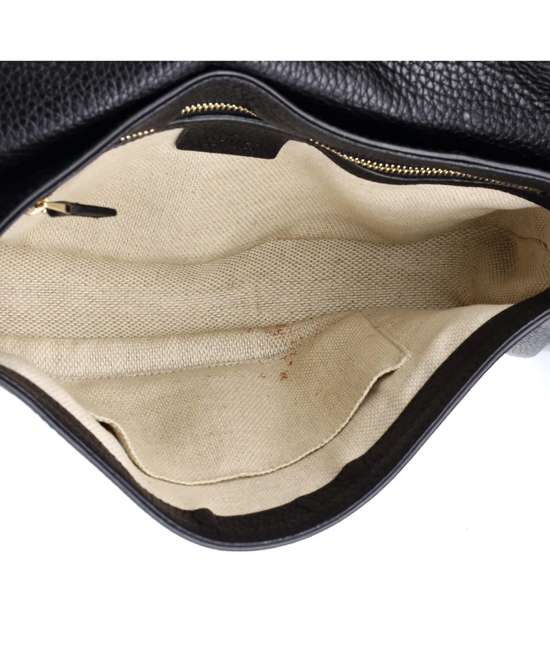 Pre-Owned Gucci Medium Soho Chain Crossbody Bag Leather