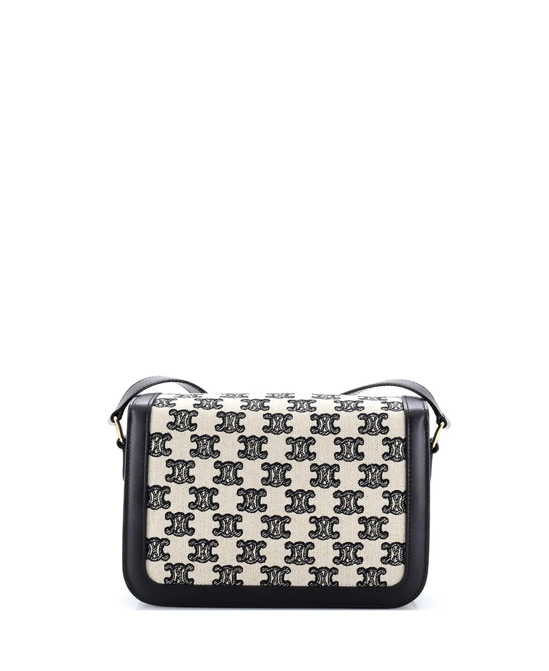 Pre-Owned Celine Medium Triomphe Shoulder Bag Triomphe Canvas