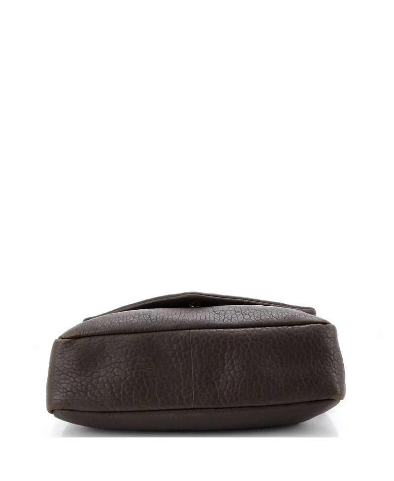 Pre-Owned Saint Laurent Large Calypso Flap Bag Leather