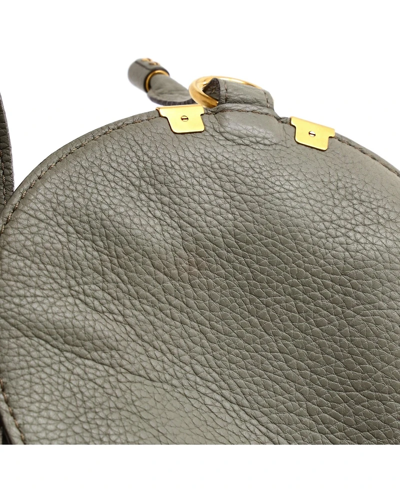 Pre-Owned Chloe Mini Marcie Crossbody Bag Leather
