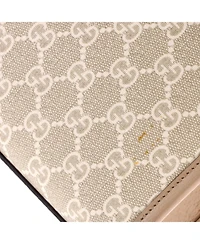 Pre-Owned Gucci Mini Interlocking G Patch Tote Gg Coated Canvas
