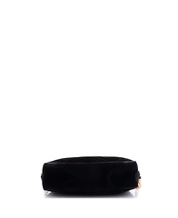 Pre-Owned Gucci Small Gg Marmont Shoulder Bag Matelasse Velvet