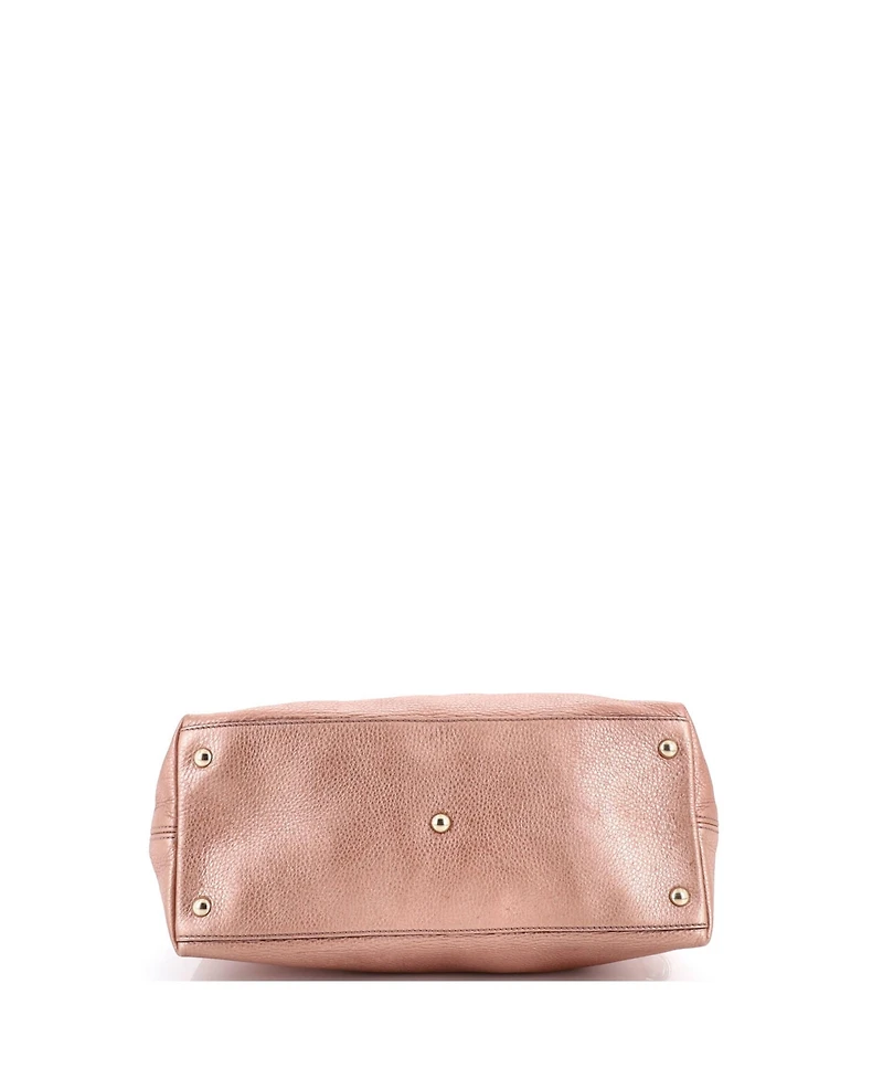 Pre-Owned Gucci Soho Convertible Soft Top Handle Bag Leather
