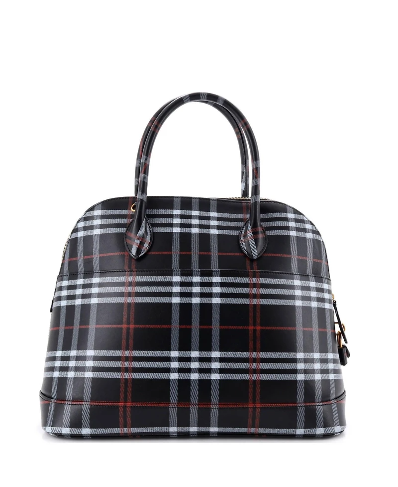 Pre-Owned Balenciaga Medium Logo Ville Bag Printed Leather