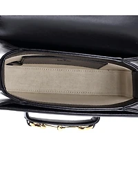 Pre-Owned Gucci Mini Horsebit 1955 Rounded Shoulder Bag Leather