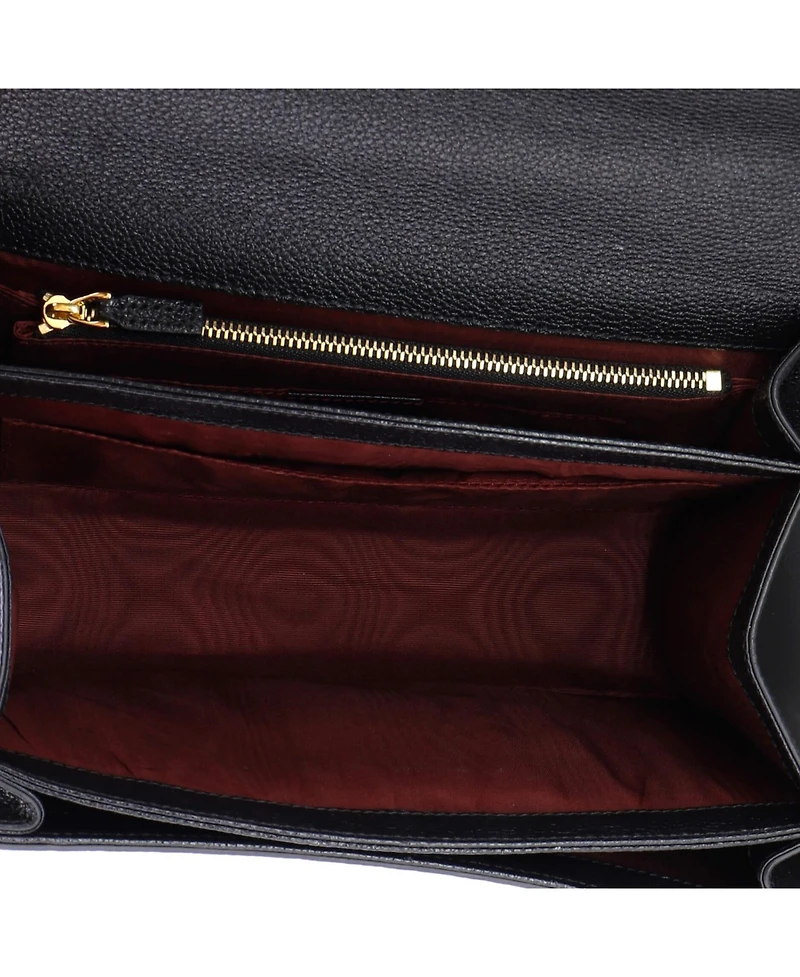 Pre-Owned Gucci Small Zumi Flap Shoulder Bag Leather