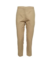 Pre-Owned Marni Women's Camel Cotton Skinny Trousers