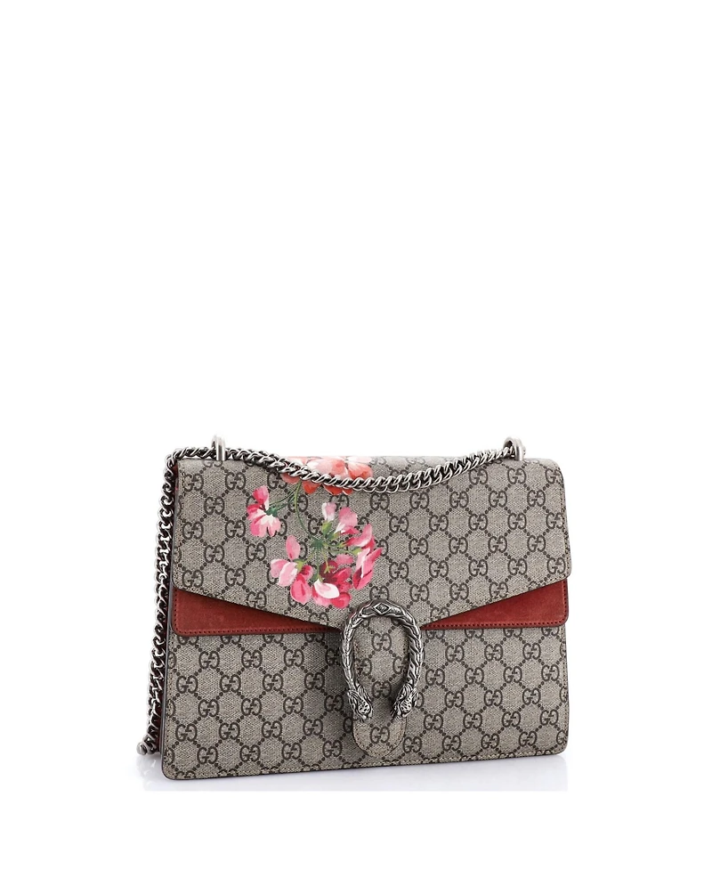 Pre-Owned Gucci Medium Dionysus Bag Blooms Print Gg Coated Canvas