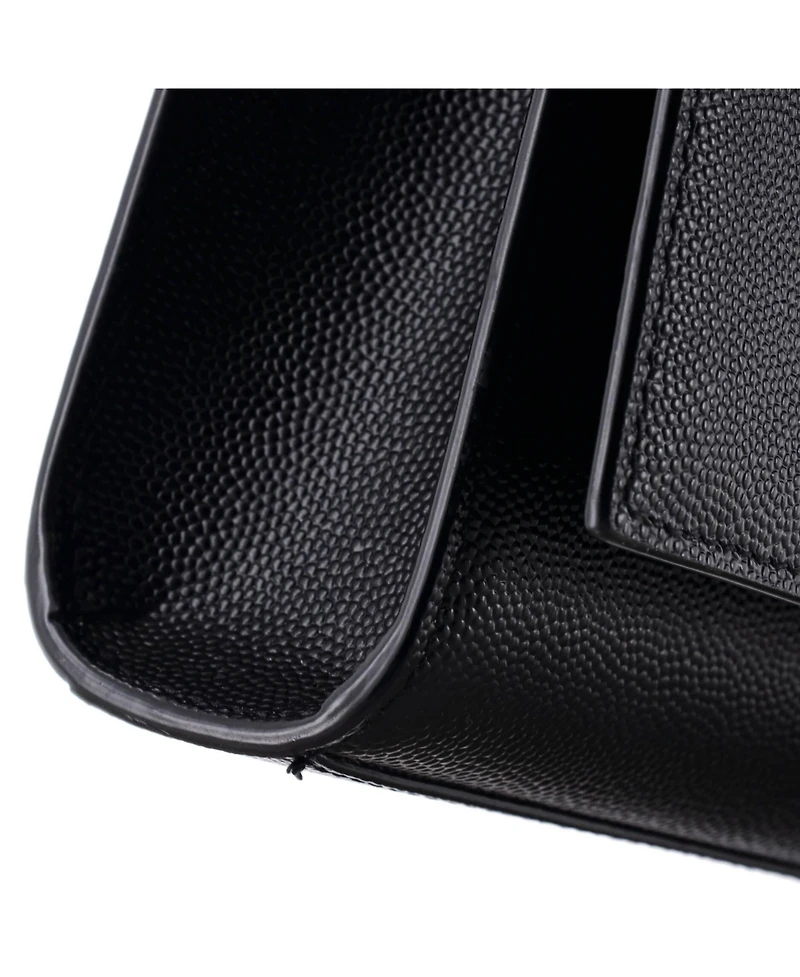 Pre-Owned Saint Laurent Classic Monogram Crossbody Bag Grainy Leather