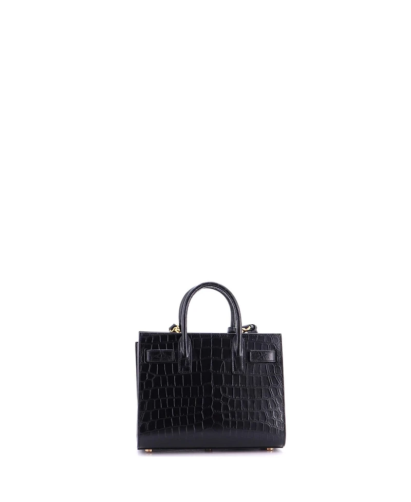 Pre-Owned Saint Laurent Nano Sac de Jour Nm Bag Embossed Leather
