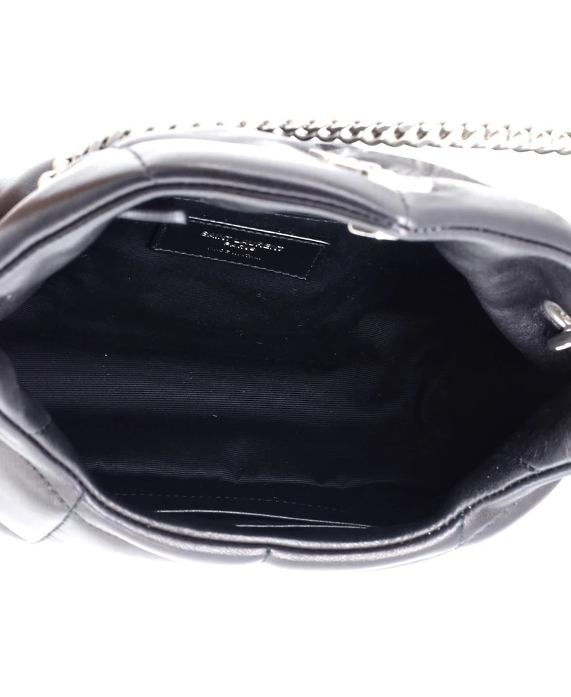 Pre-Owned Saint Laurent Mini Loulou Puffer Shoulder Bag Quilted Leather