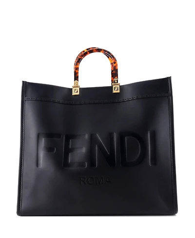 Pre-Owned Fendi Large Sunshine Shopper Tote Leather