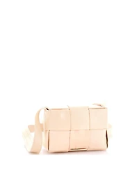 Pre-Owned Bottega Veneta Candy Cassette Crossbody Bag Maxi Intrecciato Leather