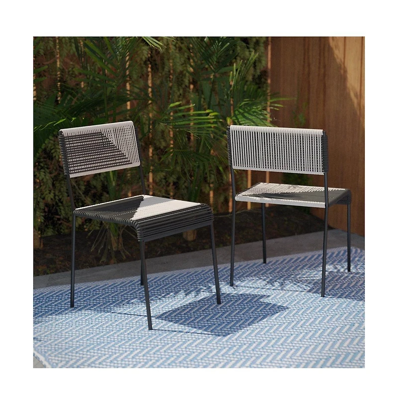 Augusta Home Watkindale Woven Outdoor Chairs