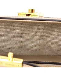 Pre-Owned Gucci Mini Ophidia Flap Top Handle Bag Gg Coated Canvas
