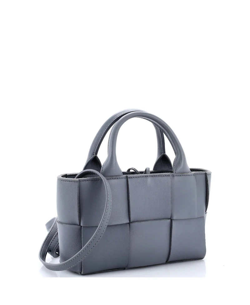 Pre-Owned Bottega Veneta Candy Arco Tote Maxi Intrecciato Leather