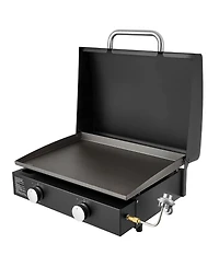 Cozito Gas Griddle, 2-Burner 22 inches Tabletop Propane Griddle with Lid