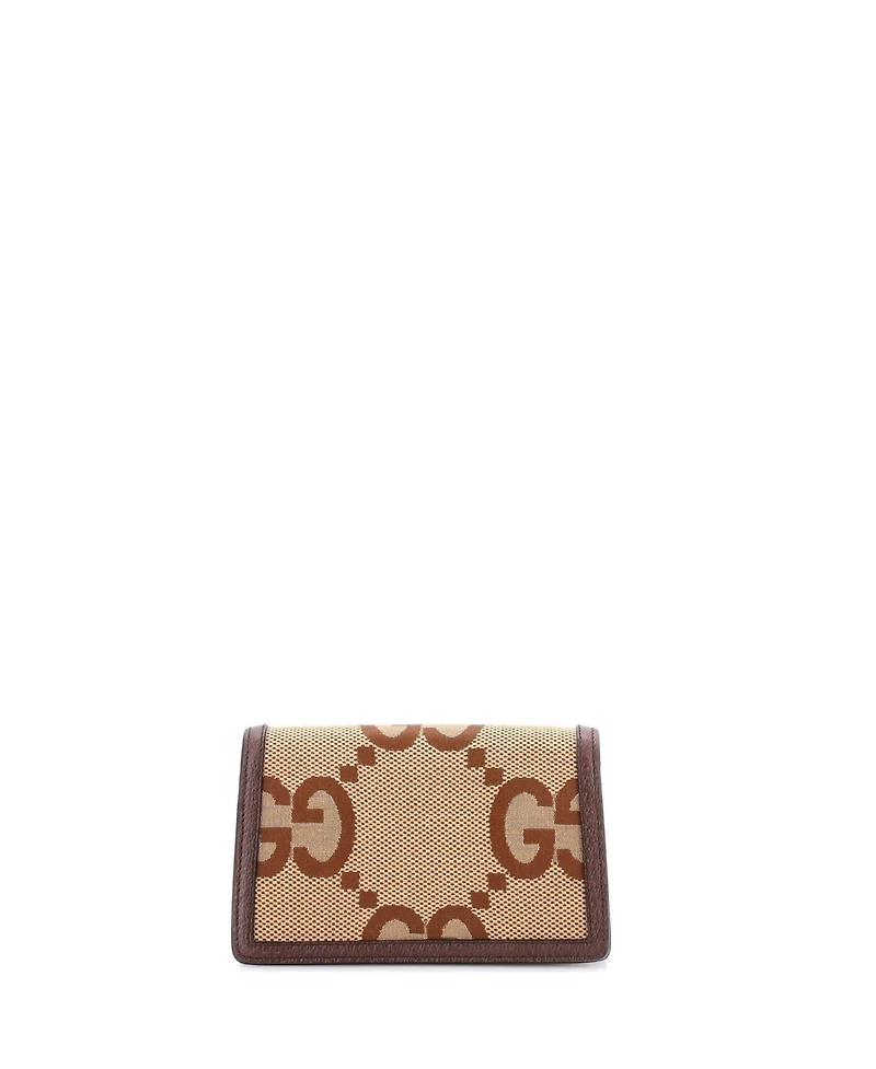 Pre-Owned Gucci Super Mini Dionysus Bag Jumbo Gg Canvas