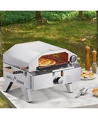 Cozito Outdoor Gas Pizza Oven, 13 inches Pizza Maker with Cordierite Stone