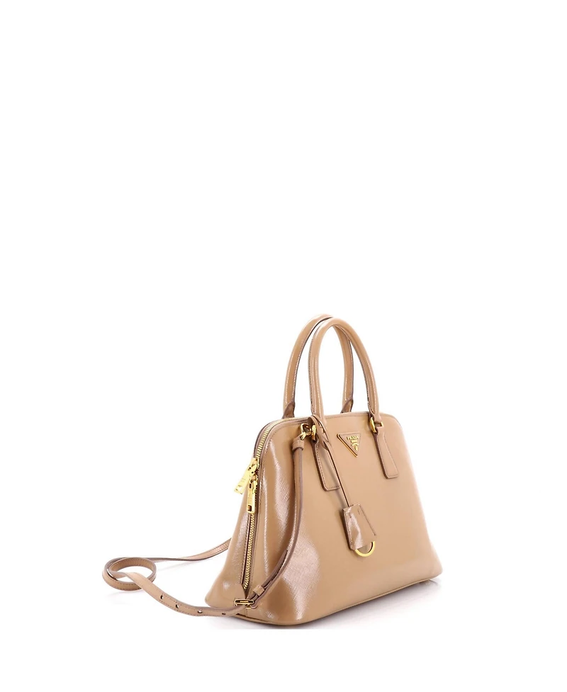 Pre-Owned Prada Medium Open Promenade Bag Vernice Saffiano Leather