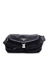 Pre-Owned Prada Double Front Pocket Belt Bag Re-Nylon
