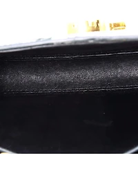 Pre-Owned Saint Laurent Mini Cassandra Top Handle Bag Embossed Leather