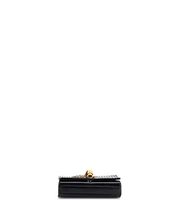 Pre-Owned Saint Laurent Small Classic Monogram Tassel Crossbody Bag Quilted Patent