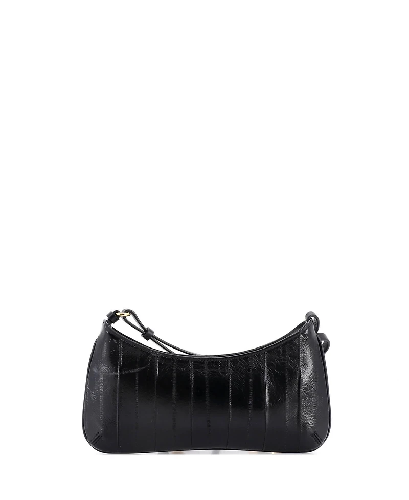 Pre-Owned Jacquemus Le Bisou Perle Shoulder Bag Eel Skin