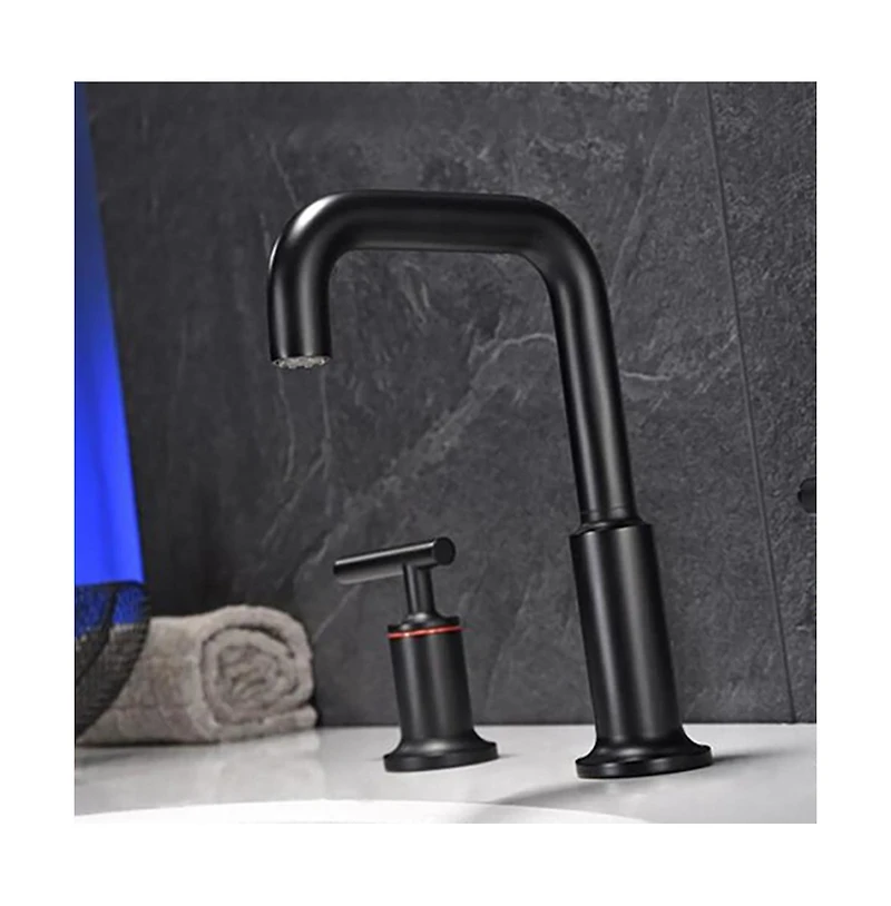 Phying Widespread Bathroom Sink Faucet with With Cupc Water Supply Hose and Cartridge