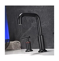 Phying Widespread Bathroom Sink Faucet with With Cupc Water Supply Hose and Cartridge